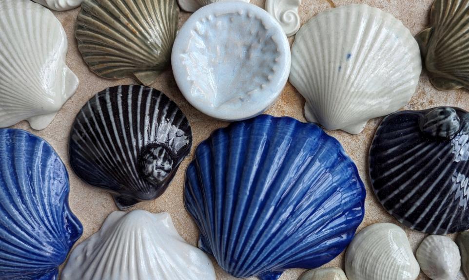 Ceramic slip cast shells