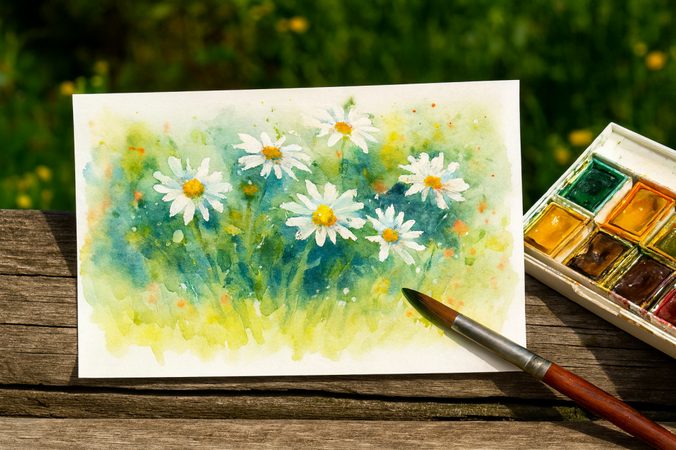 SHOP watercolour en plein air