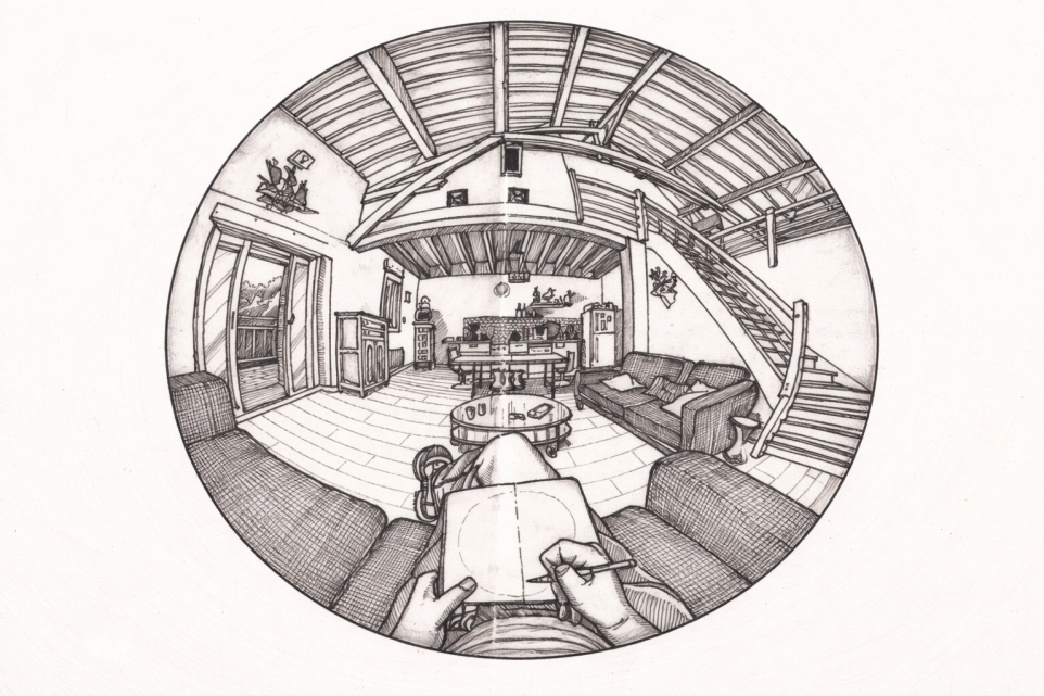 BHCAC FISH EYE DRAWING