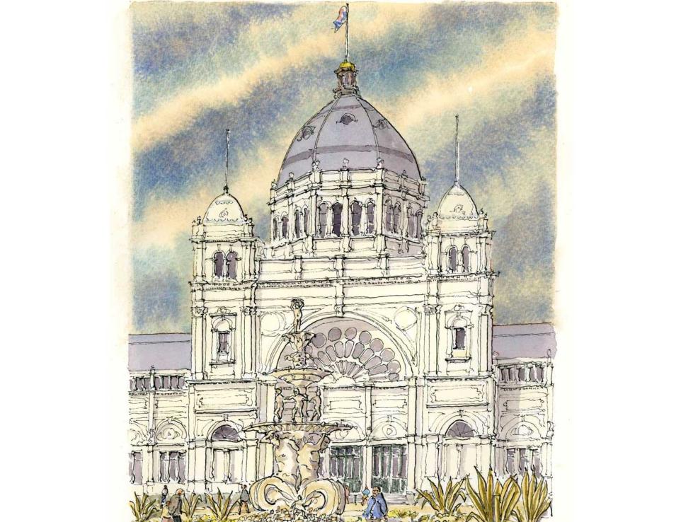 SHOP Heritage Sketching Royal Exhibition Building
