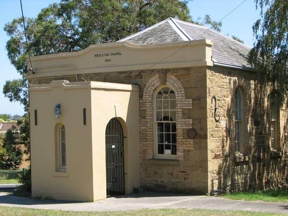 Photograph of a stone building.