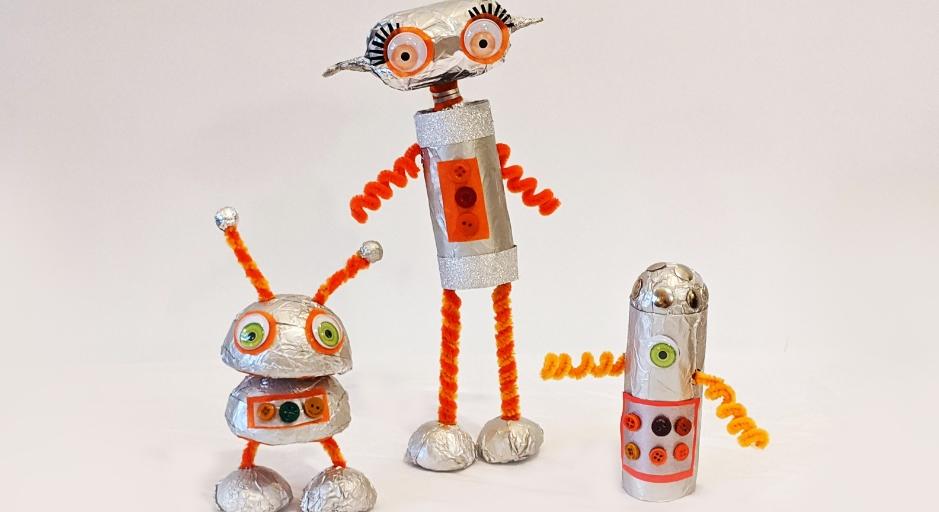 Recycled Robot Workshop with Jenny Ellis 