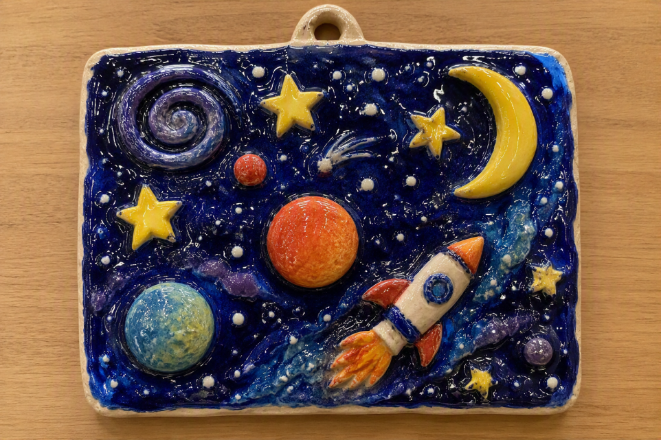 Ceramic Galaxy Wall Art Hanging Workshop 