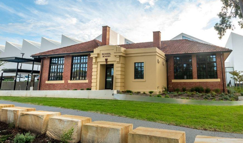 The Nunawading Community Hub's front exterior 