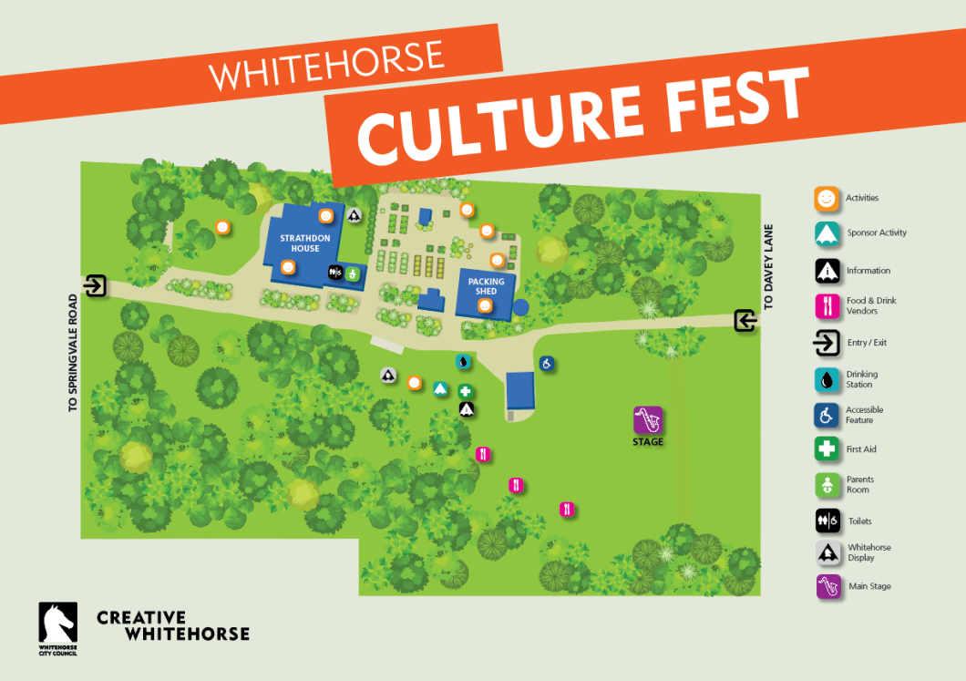 waypoint map of the Culture Fest event