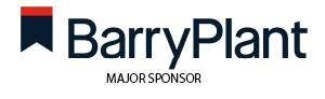 Barry Plant Logo listed as Major Sponsor 