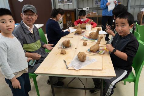 Family clay workshop at Strathdon House 