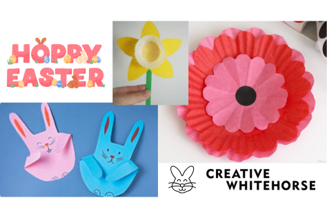 Various Easter themed crafts