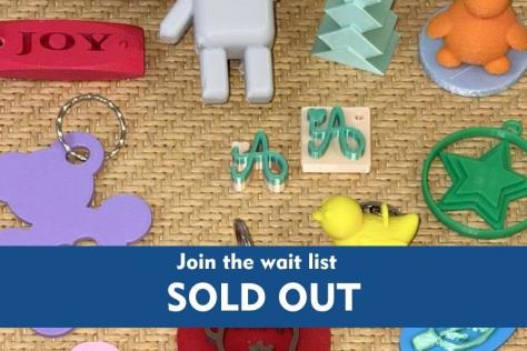 3D printed objects kids workshops sold out over lay 