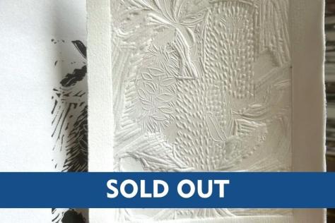 Sold out Embossing paper card