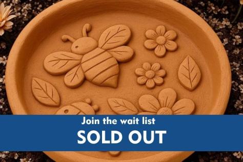 family clay bee bath sold out 
