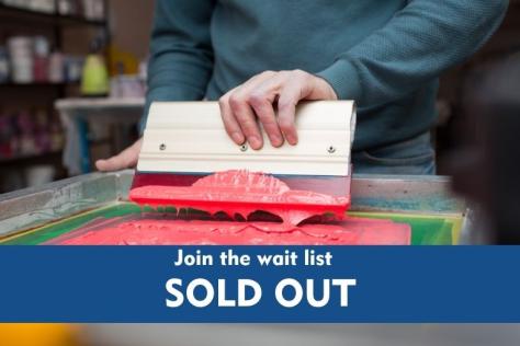 screen printing sold out overlay