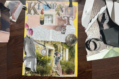 Collage workshop at BHCAC with Patricia Agus