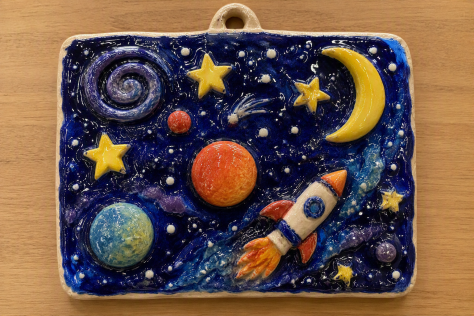 Ceramic Galaxy Wall Art Hanging Workshop 