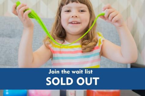 child slime workshop with sold out overlay text
